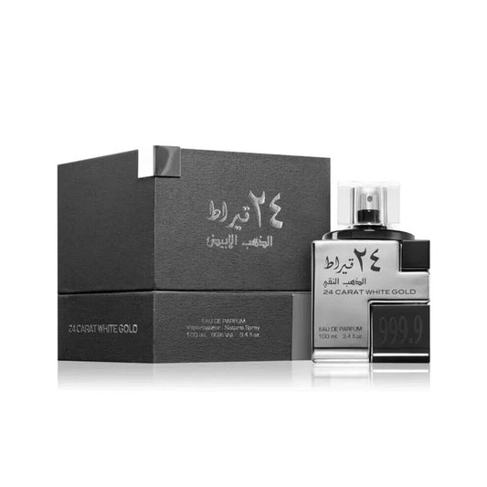 24 Carat White Gold | Eau de Parfum | 100ml | Lattafa